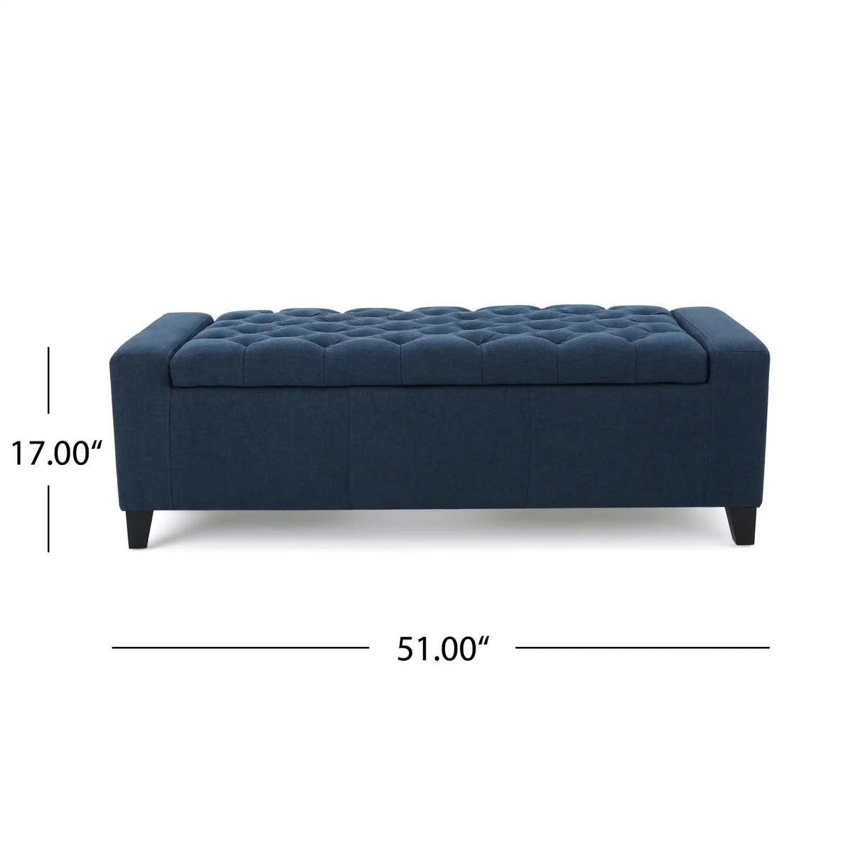 Guernsey - Ottoman Storage With Tufted Top