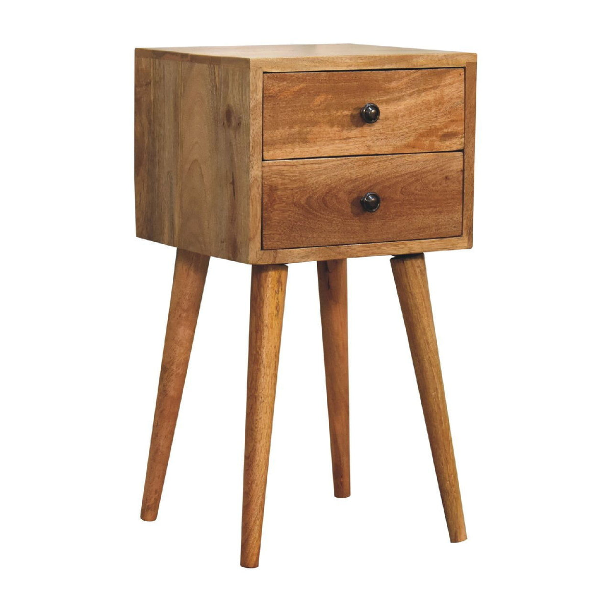 Mini 2 Drawer Nightstand