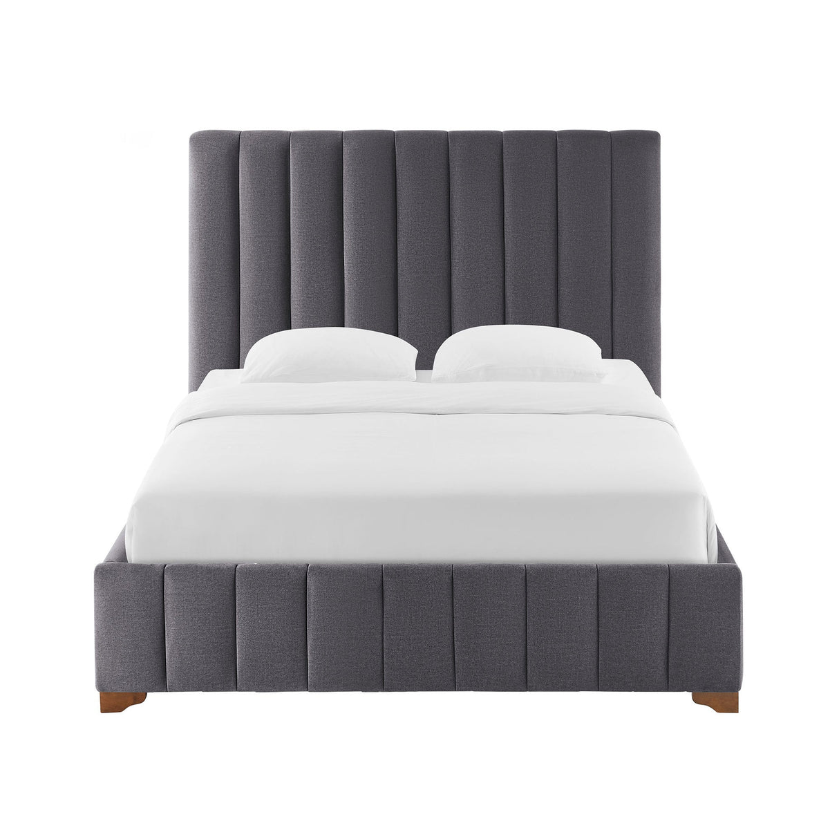 Upholstered Wingback Bed