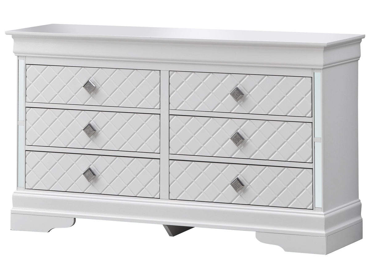 Verona - Dresser - Silver Champagne