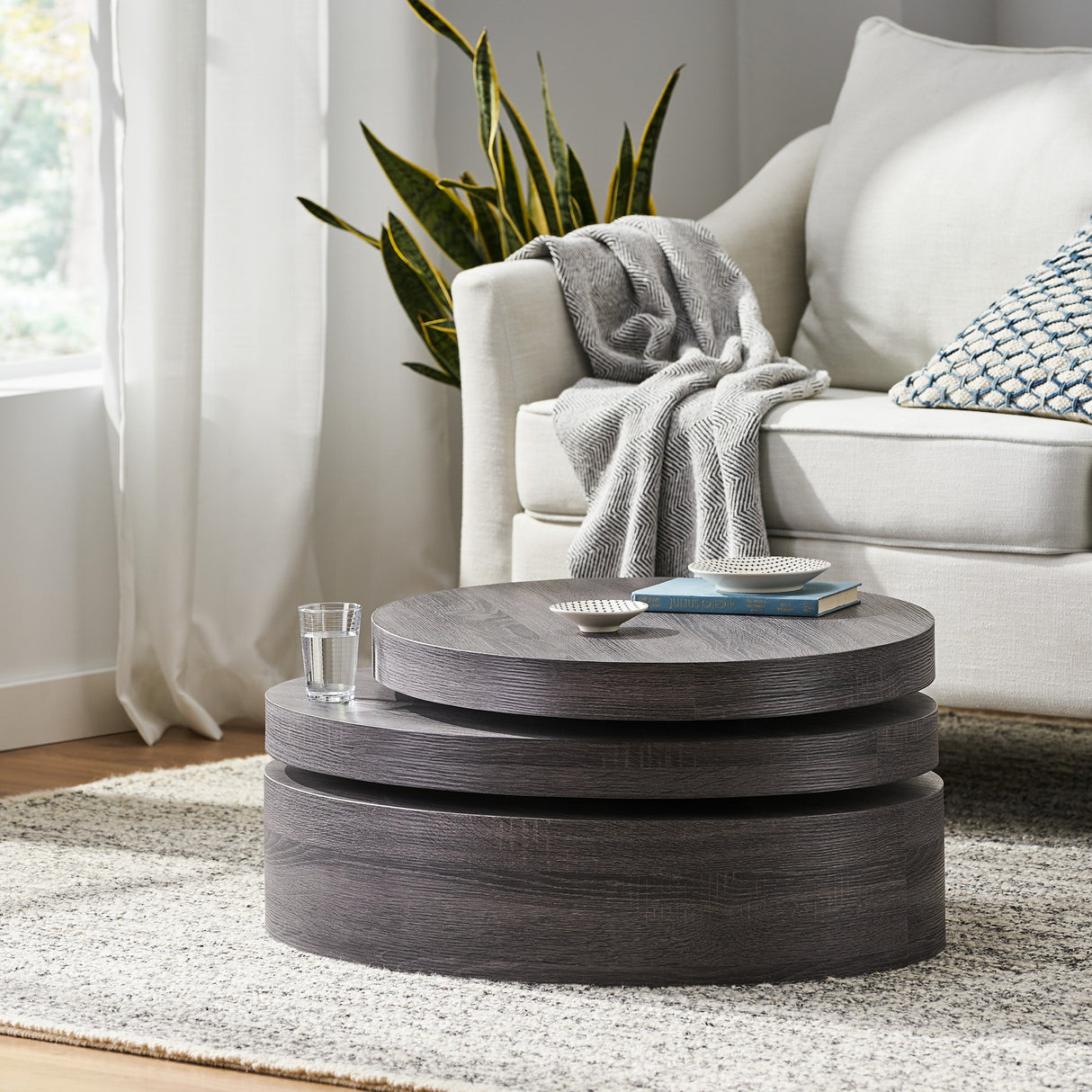 Modernesque Rotating Coffee Table