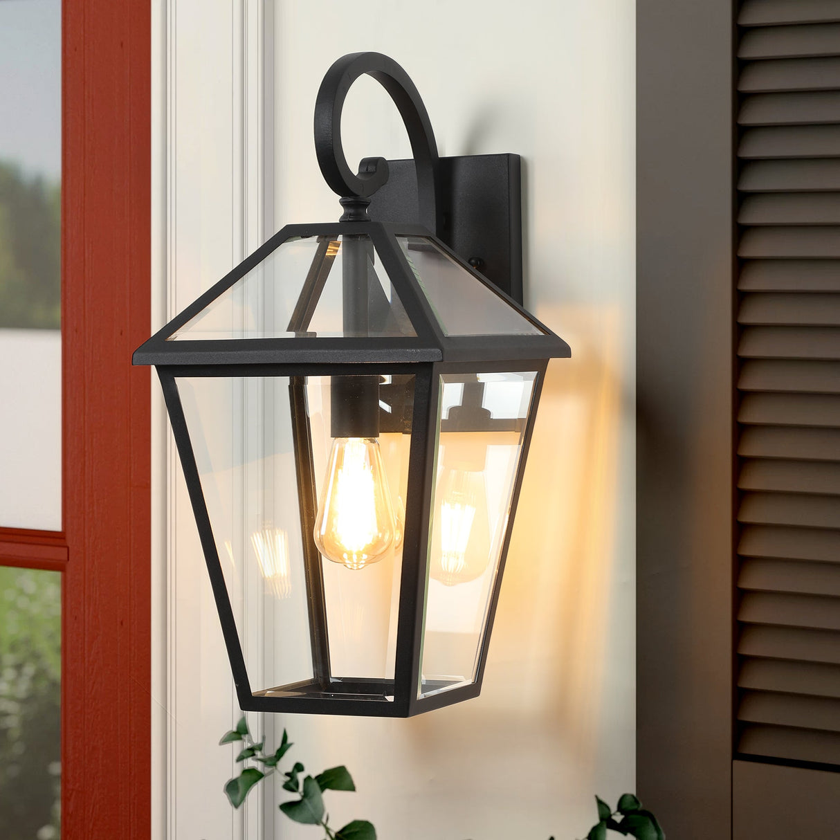 10" 2-Piece Outdoor Wall Lanterns