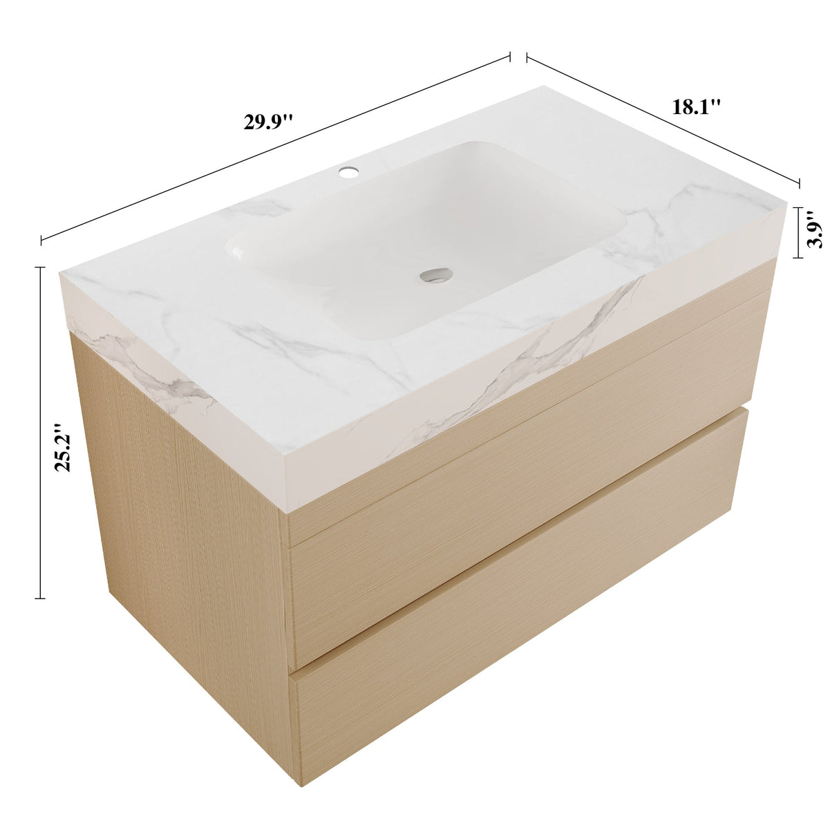 Modern Floating Bathroom Vanity