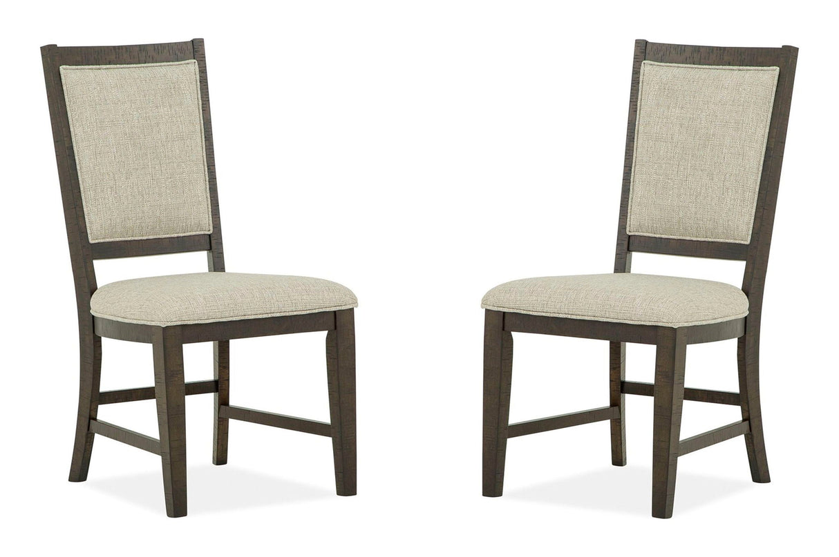 Westley Falls - Step Up Side Chair With Upholstered Seat & Back (Set of 2) - Graphite