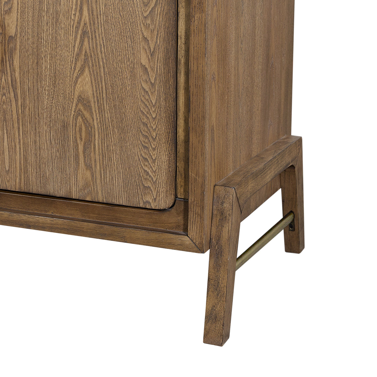 Solid Wood Server with 2 Doors