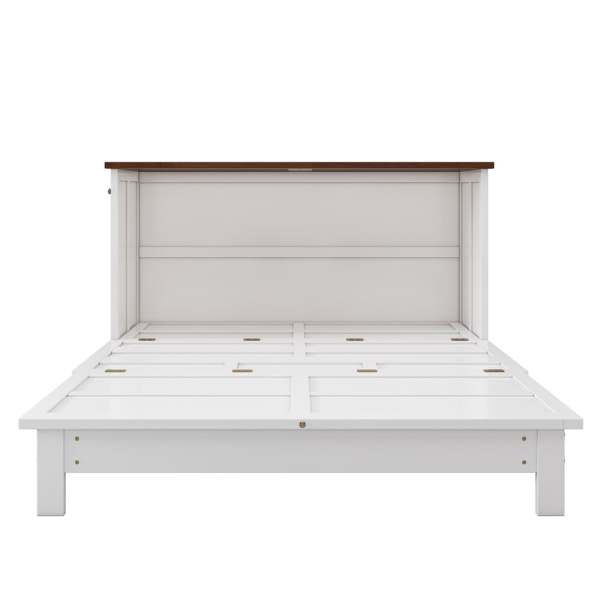 Solid Pine Murphy Bed Chest with Charging Station and Large Storage Drawer - Queen