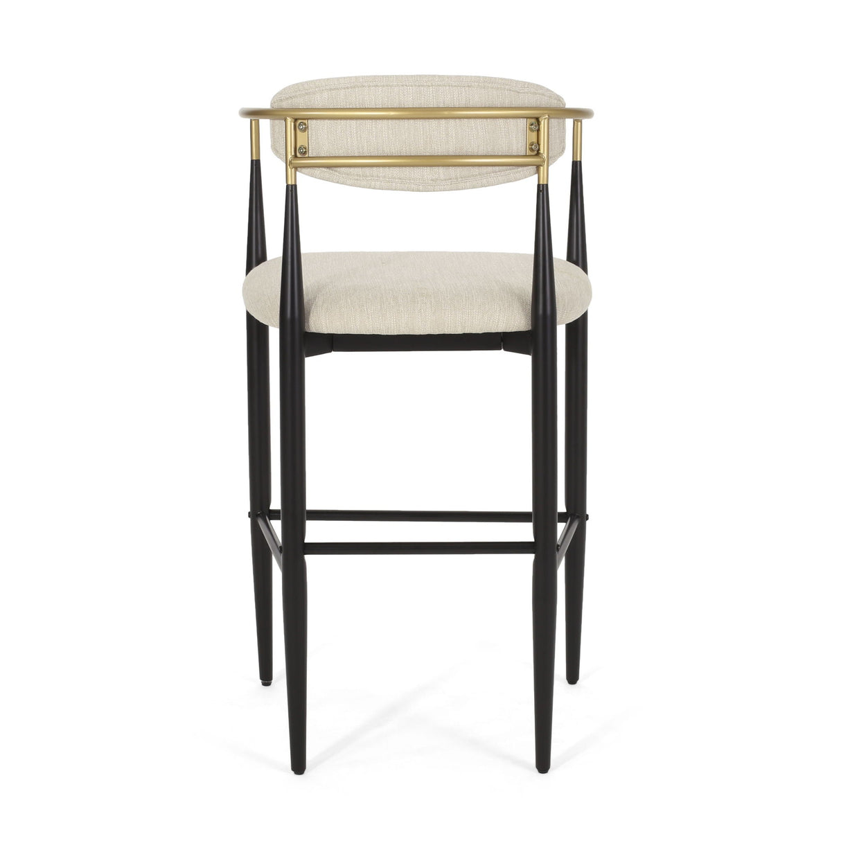 Upholstered Bar Stools With Backs For Kitchen Island (Set of 2)