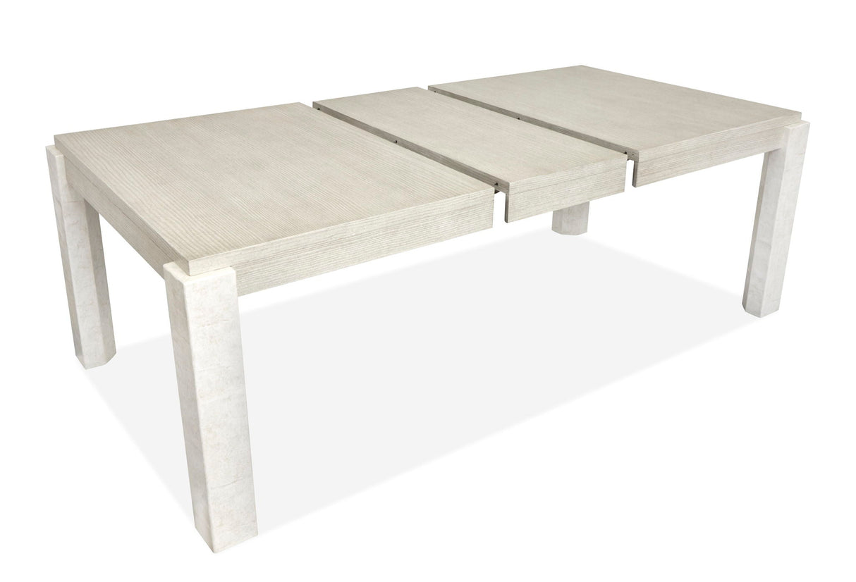 Lorelei - Extendable Rectangular Dining Table - Misty Cloud