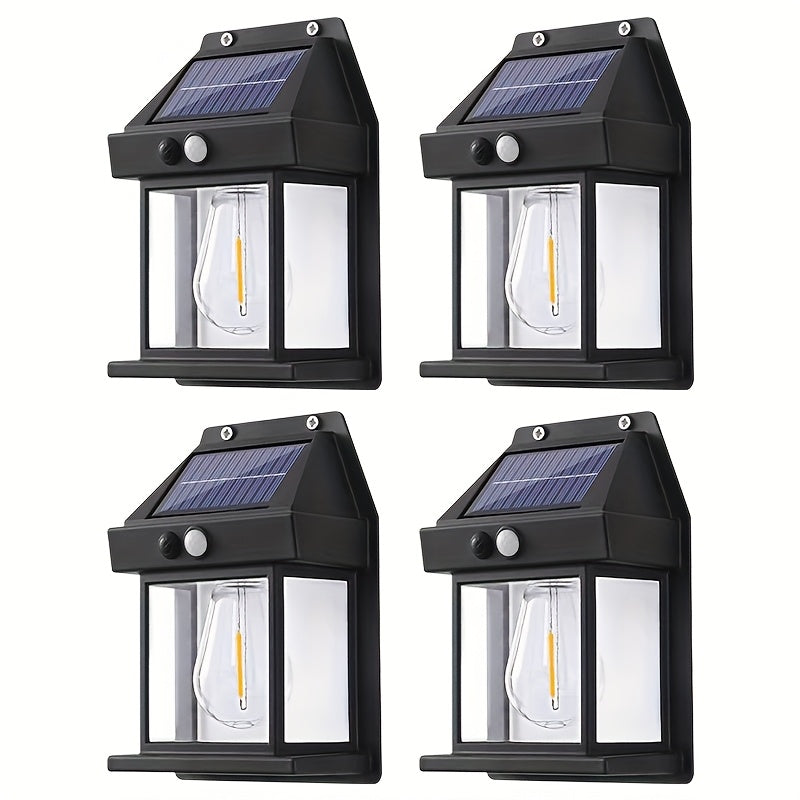 Solar Wall Lights Outdoor – Motion Sensor Dusk to Dawn LED for Yard, Door, Garden