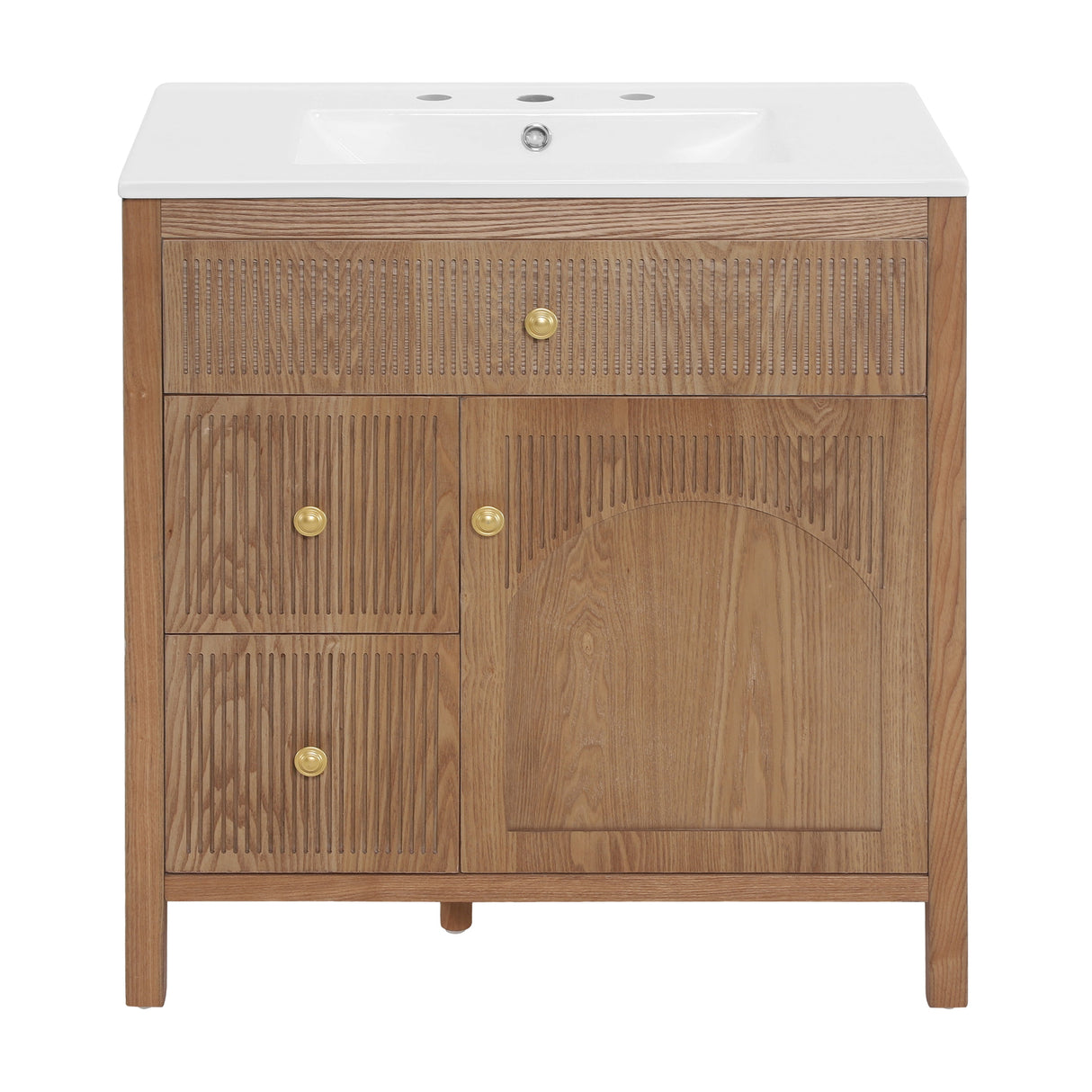 30 Inch Freestanding Farmhouse Bathroom Vanity