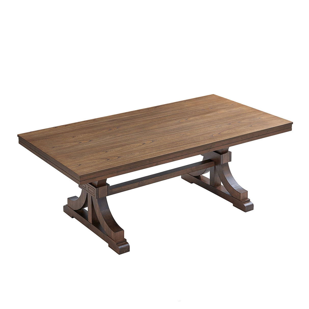 78.74" Rectangular Rubber Wood Dining Table for 6-8 in Oak