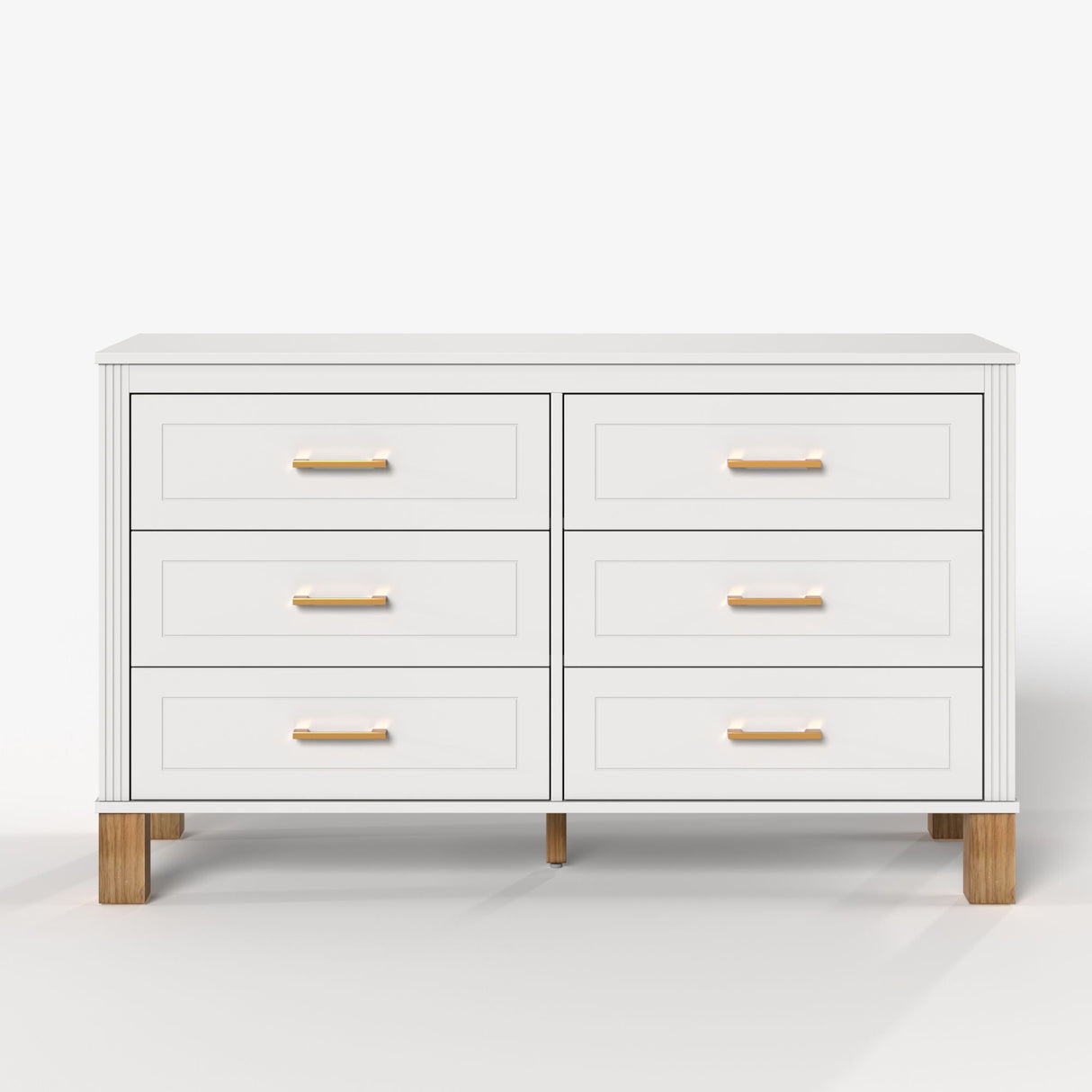 6 Drawer Double Dresser