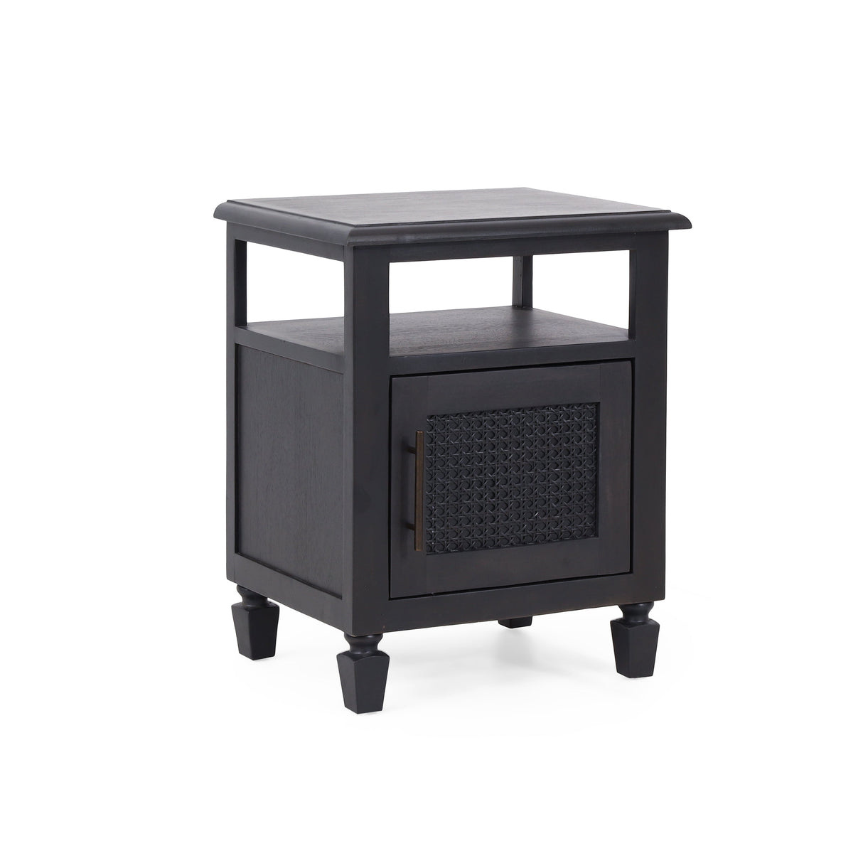 Black Classic Nightstand