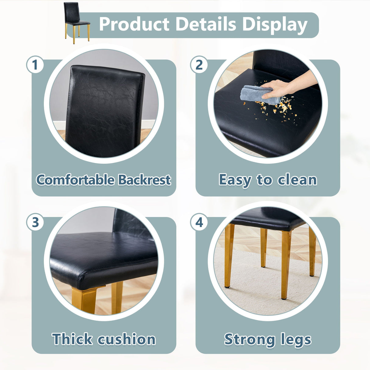 Modern Dining Chairs With Metal Legs