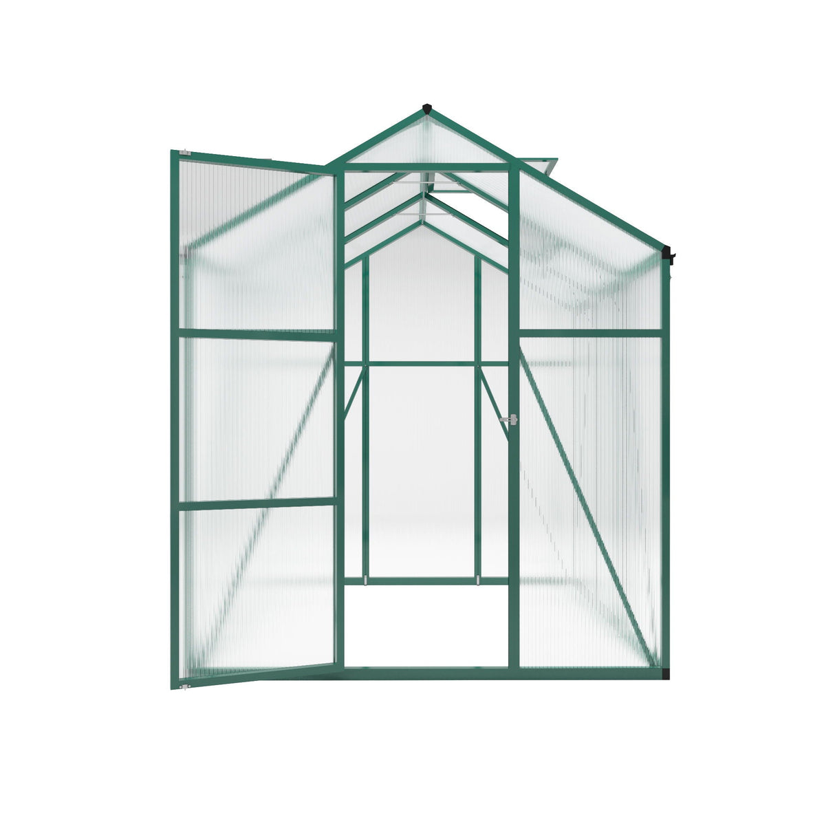 Polycarbonate Walk-In house, Raised Base For Outdoor In All Season