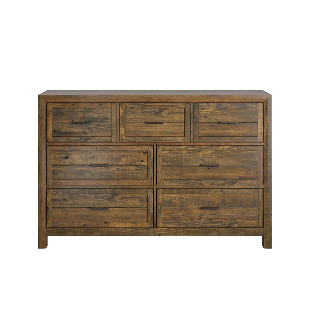 7 Drawer Dresser - Brown