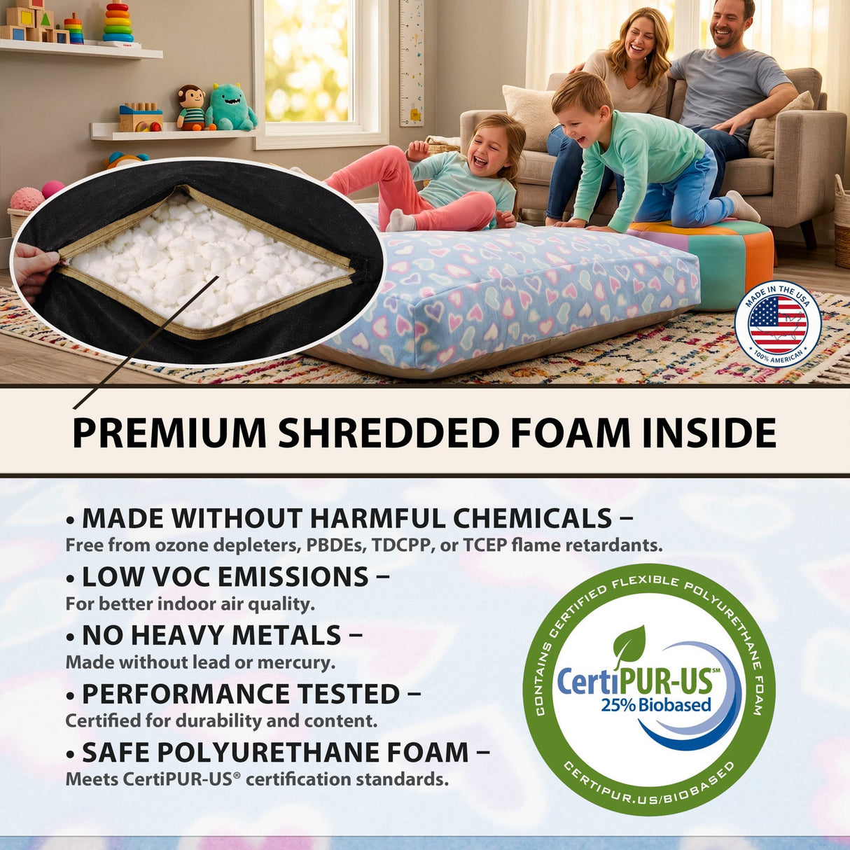 Sensory Crash Pad for Kids & Adults