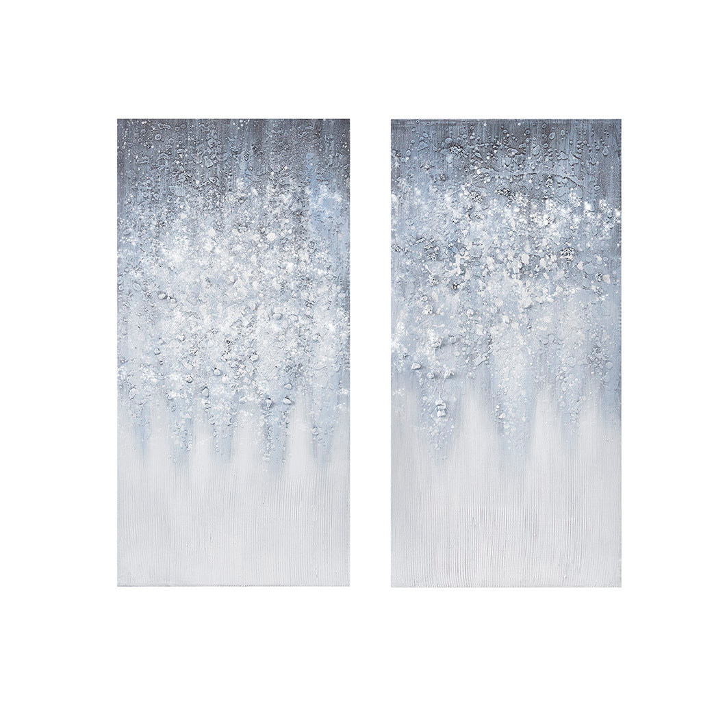 Frosted Reverie™ Winter Glaze Diptych Canvas Art Set