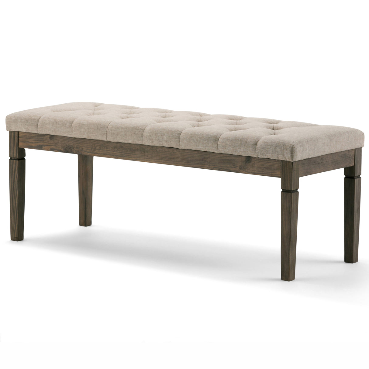 Waverly Tufted Ottoman Bench - Natural