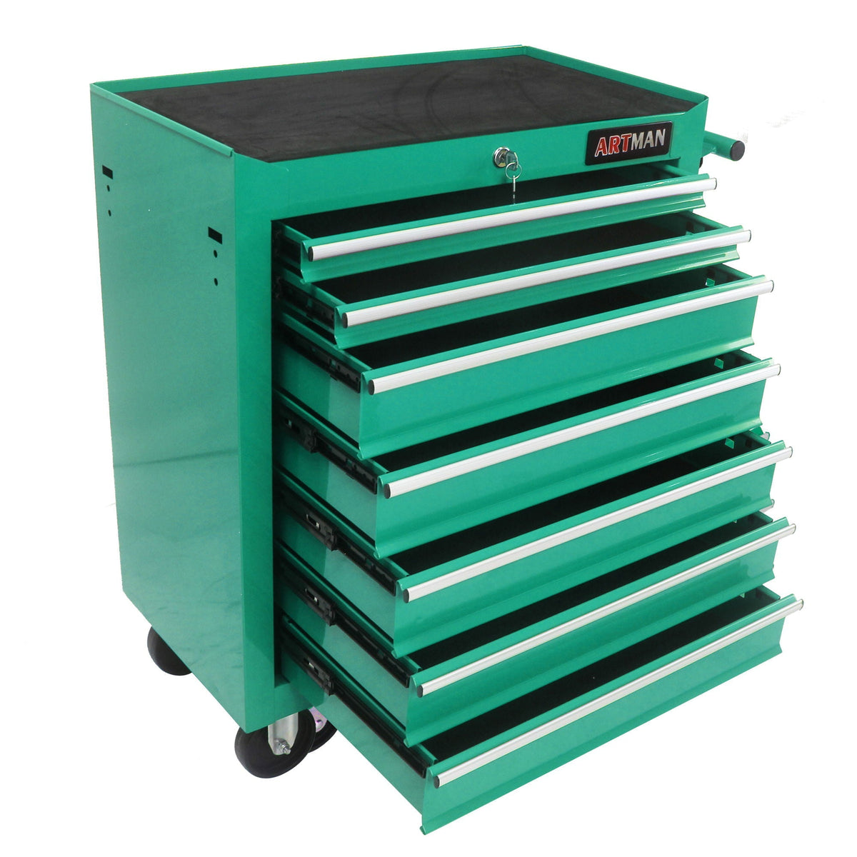 Multifunctional Tool Cart With Wheels And Drawers