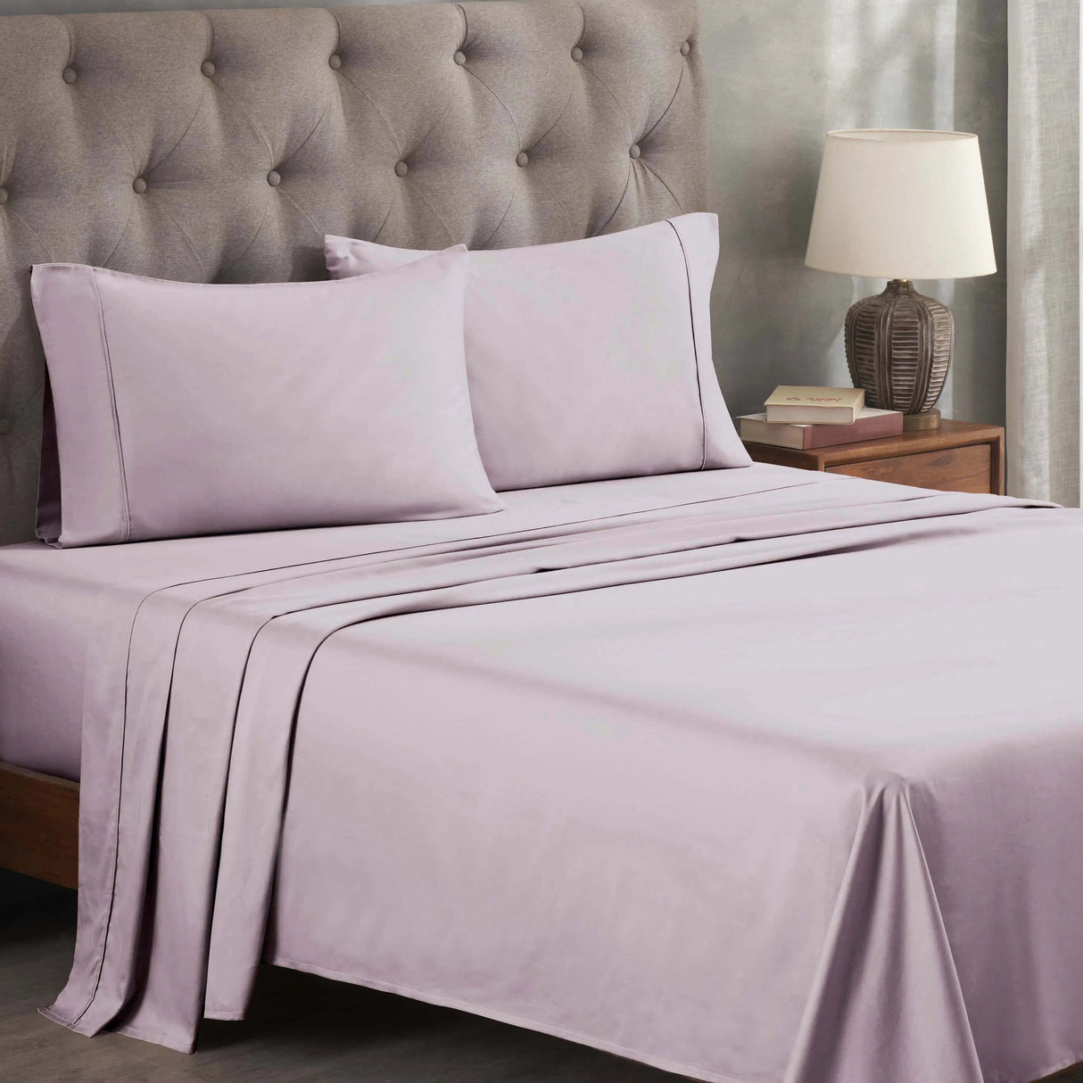Egyptian Cotton 300 Thread Count Solid Deep Pocket Bed Sheet Set - Egyptian Cotton Sheet Set by Superior Brand