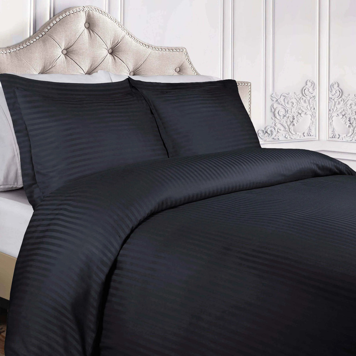 Egyptian Cotton 300 Thread Count Duvet Cover Set - Egyptian Cotton Duvet Cover Set by Superior Brand