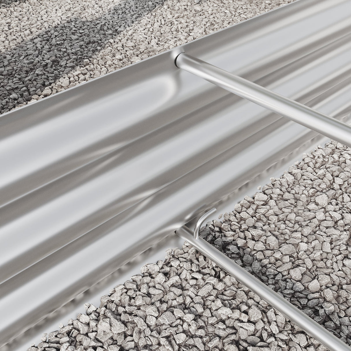 Raised Garden Bed Outdoor Oval Large Metal Raised Planter Bed - Silver