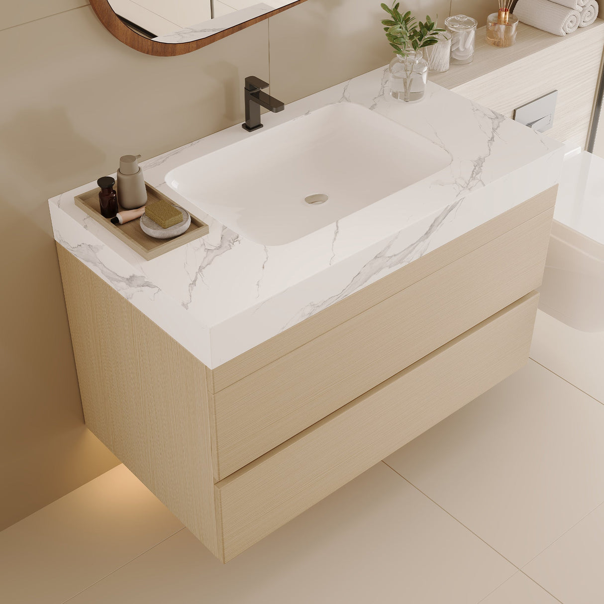 Modern Floating Bathroom Vanity