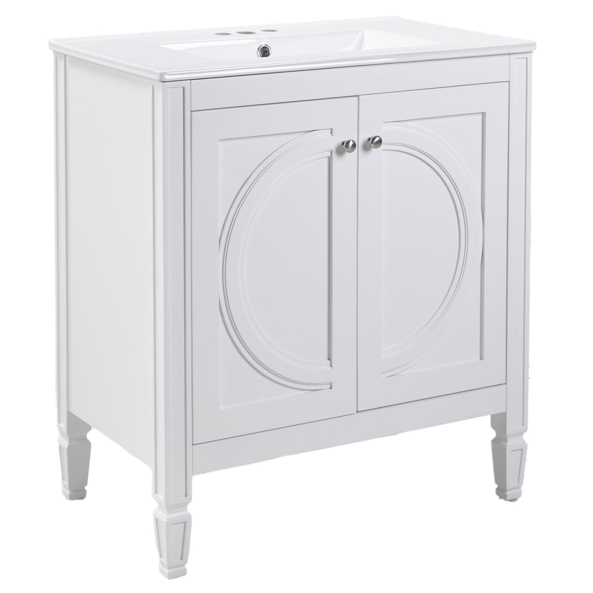 30" No Assembly Needed Vintage Bathroom Vanity