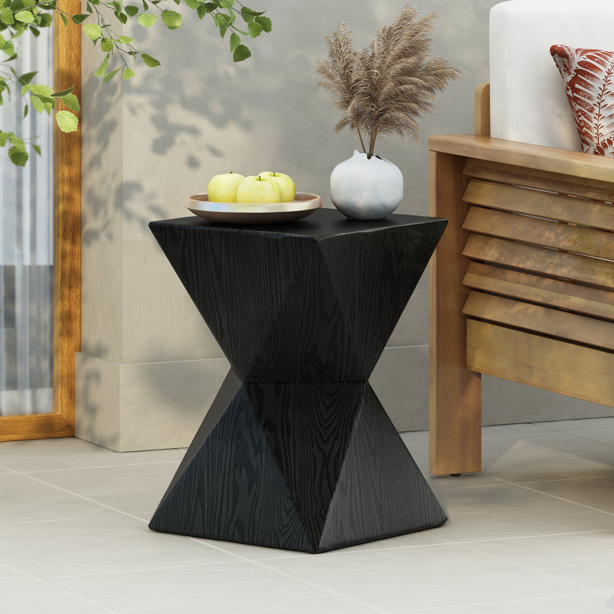 14.25" Outdoor Accent Table