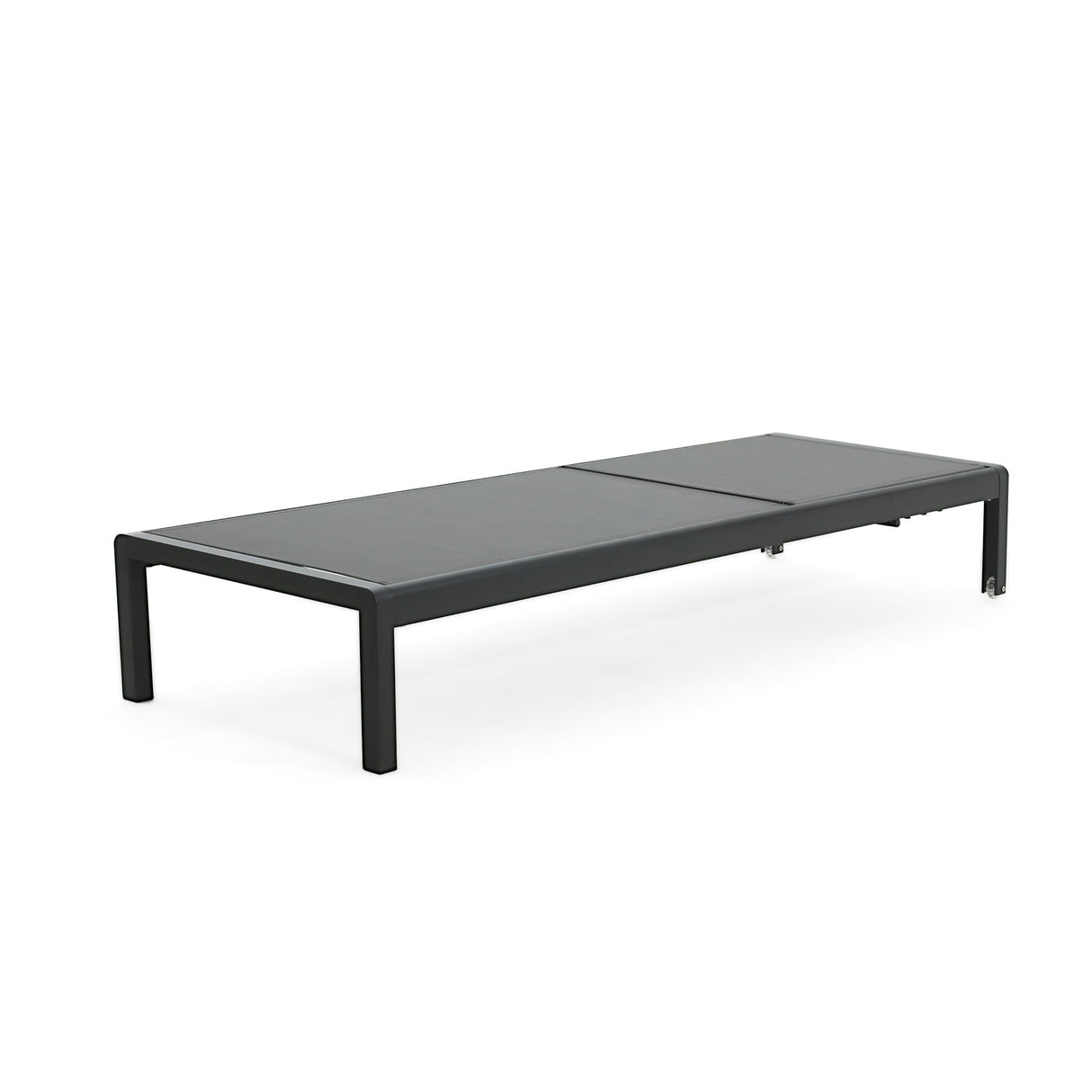 Outdoor Patio Chaise Lounge With 5 Reclining Positions