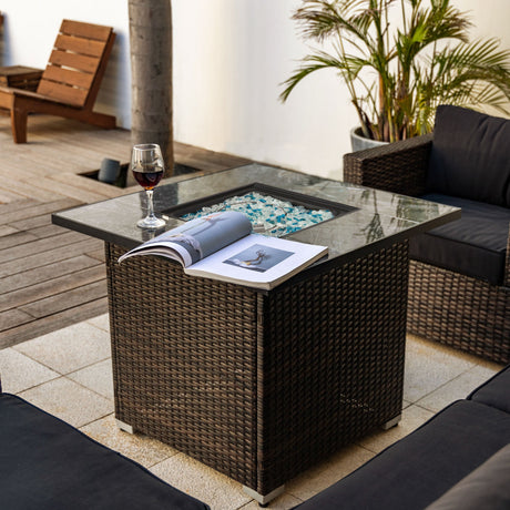 30inch-outdoor-propane-gas-fire-pit-table-with-lid,-glass-rocks-and-rain-cover-Fire-Pits