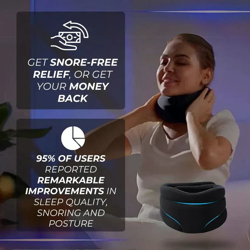 Anti Snoring Neck Pillow Ergonomic Cervical Sleep Support
