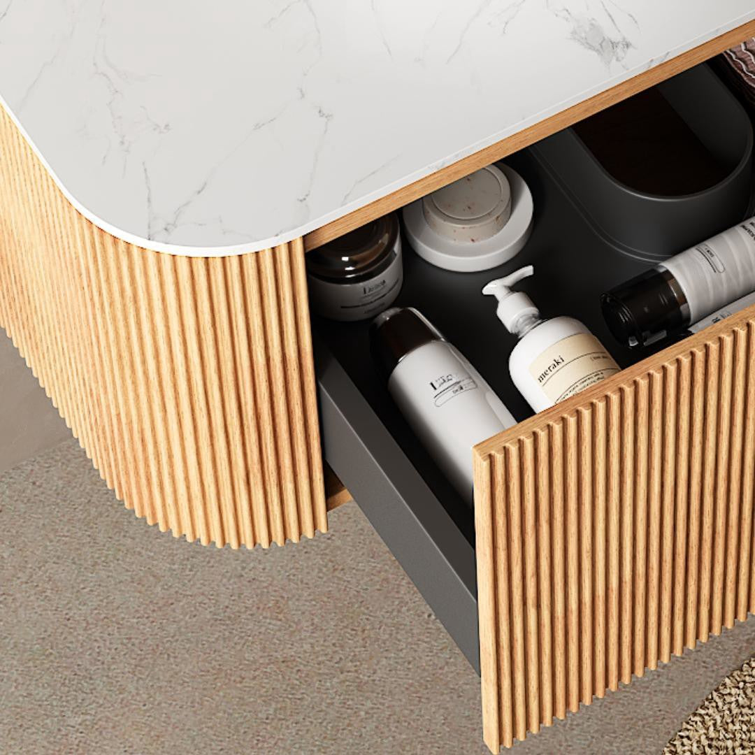 DINA 60'' Wall Mounted Cabinet with Carrara