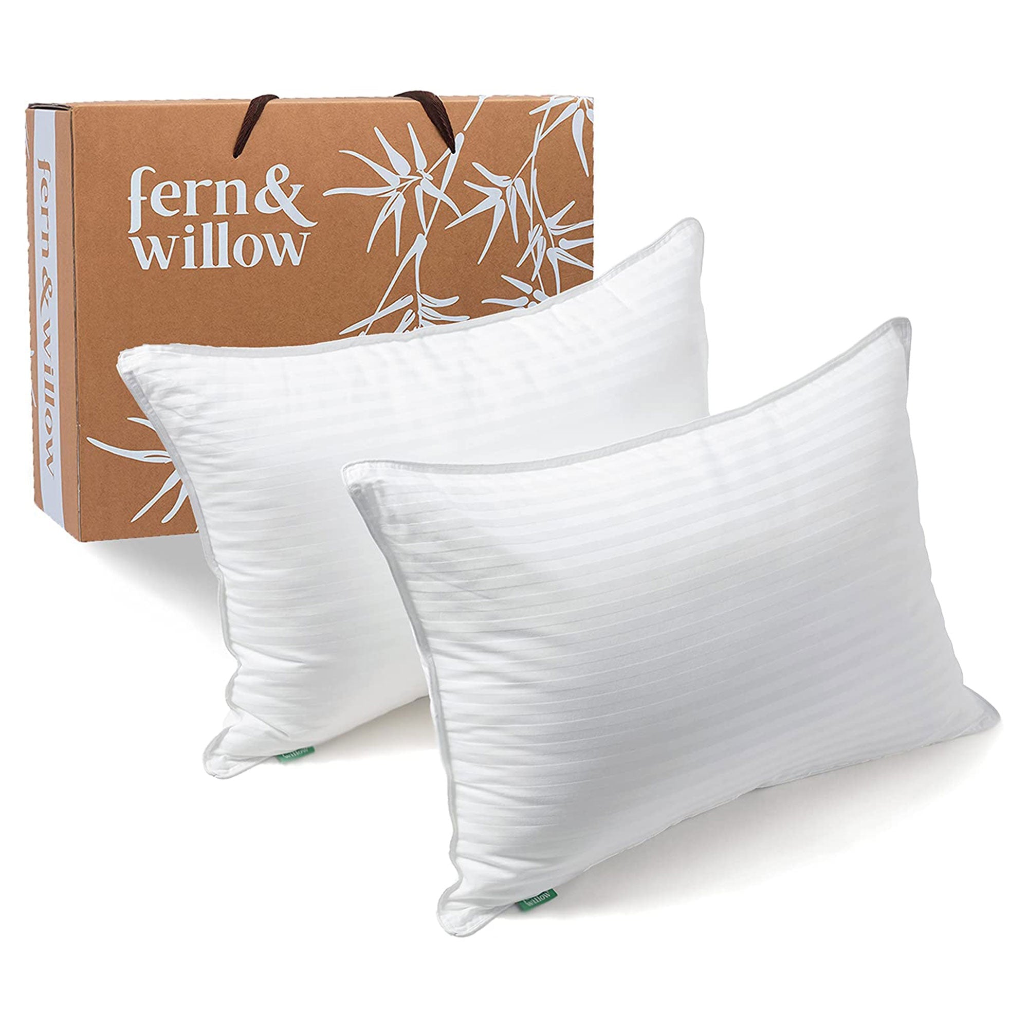 fern-&-willow-Down-Alternative-Plush-Adjustable-Fill-Pillow,-Standard,-2-Pack-Pillows
