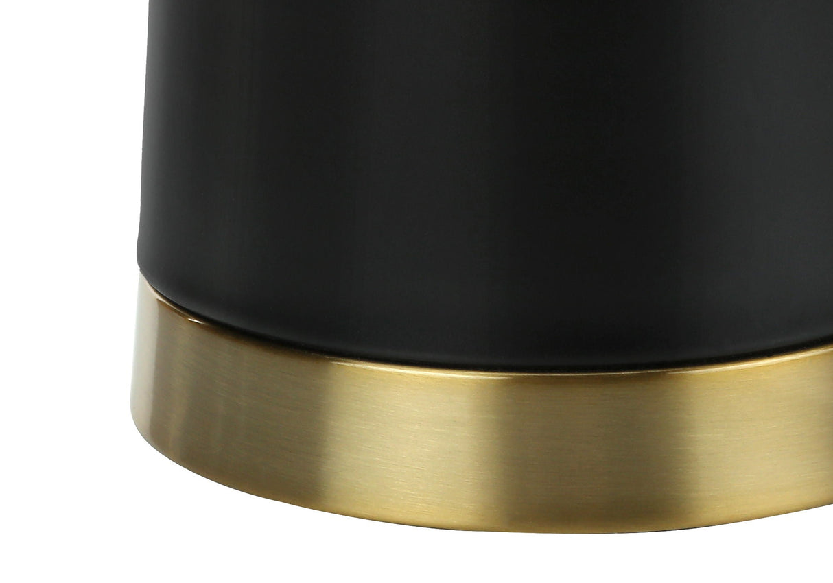 Lighting Table Lamp Resin Contemporary - Black / Cream