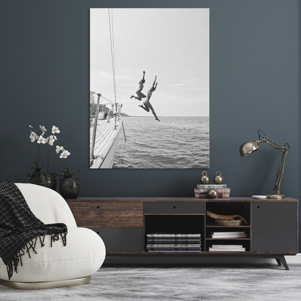 Sailing Wall Art Canvas Print – Ocean Adventure Sailboat