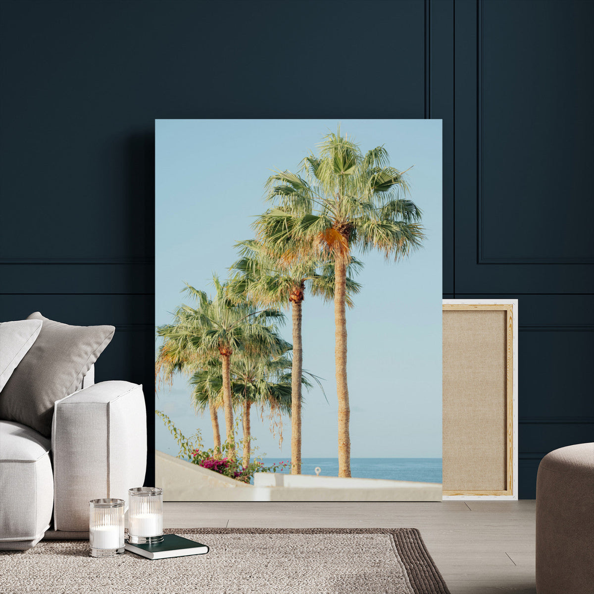 Tropical Ocean Canvas Print – Framed Beach Coastal Nautical
