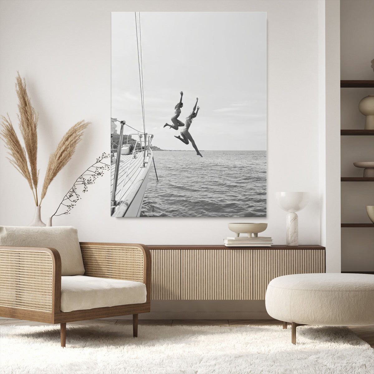 Sailing Wall Art Canvas Print – Ocean Adventure Sailboat