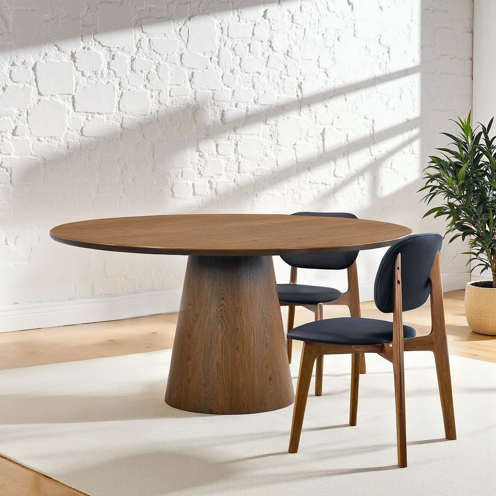 Palamedes Solid Wood Large Round Table