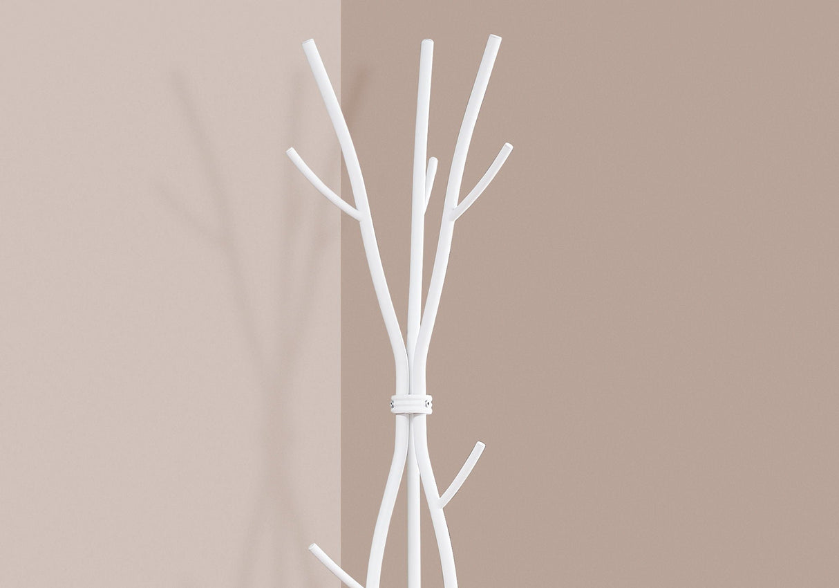 Coat Rack, Hall Tree, Free Standing, 11 Hooks, Entryway, Contemporary & Modern