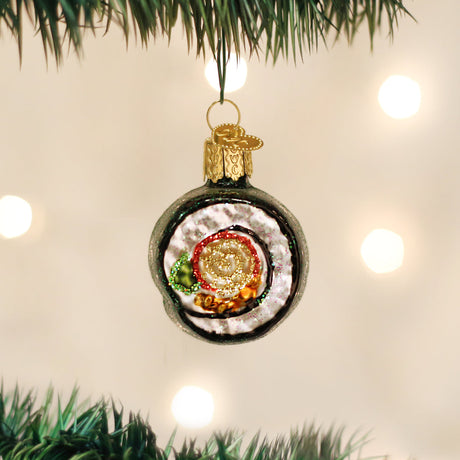 Sushi-Roll-Glass-Christmas-Ornament-Christmas-Ornaments