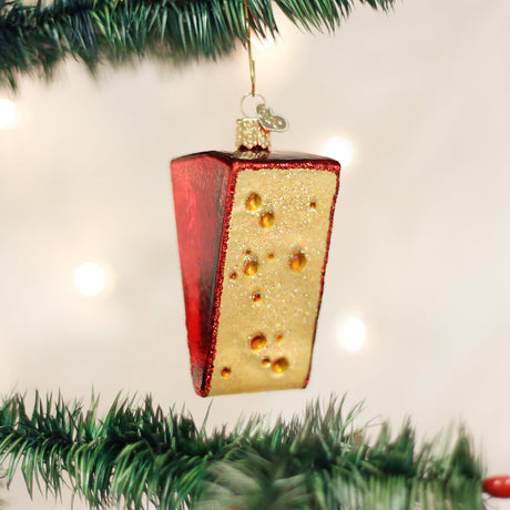 Cheese-Wedge-Ornament-Christmas-Ornaments