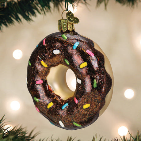 Chocolate-Sprinkles-Donut-Ornament-Christmas-Ornaments