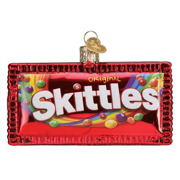 Skittles Christmas Ornament 2.5 x 4 x 1 Inches