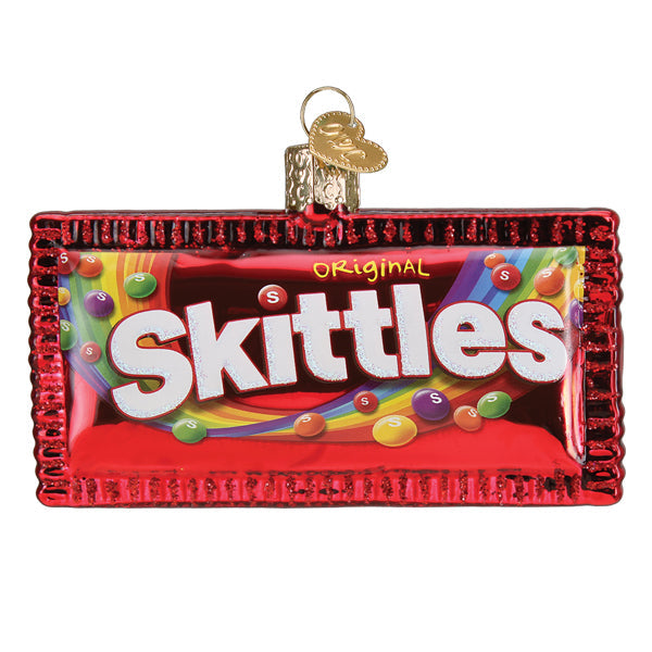 Skittles Christmas Ornament 2.5 x 4 x 1 Inches