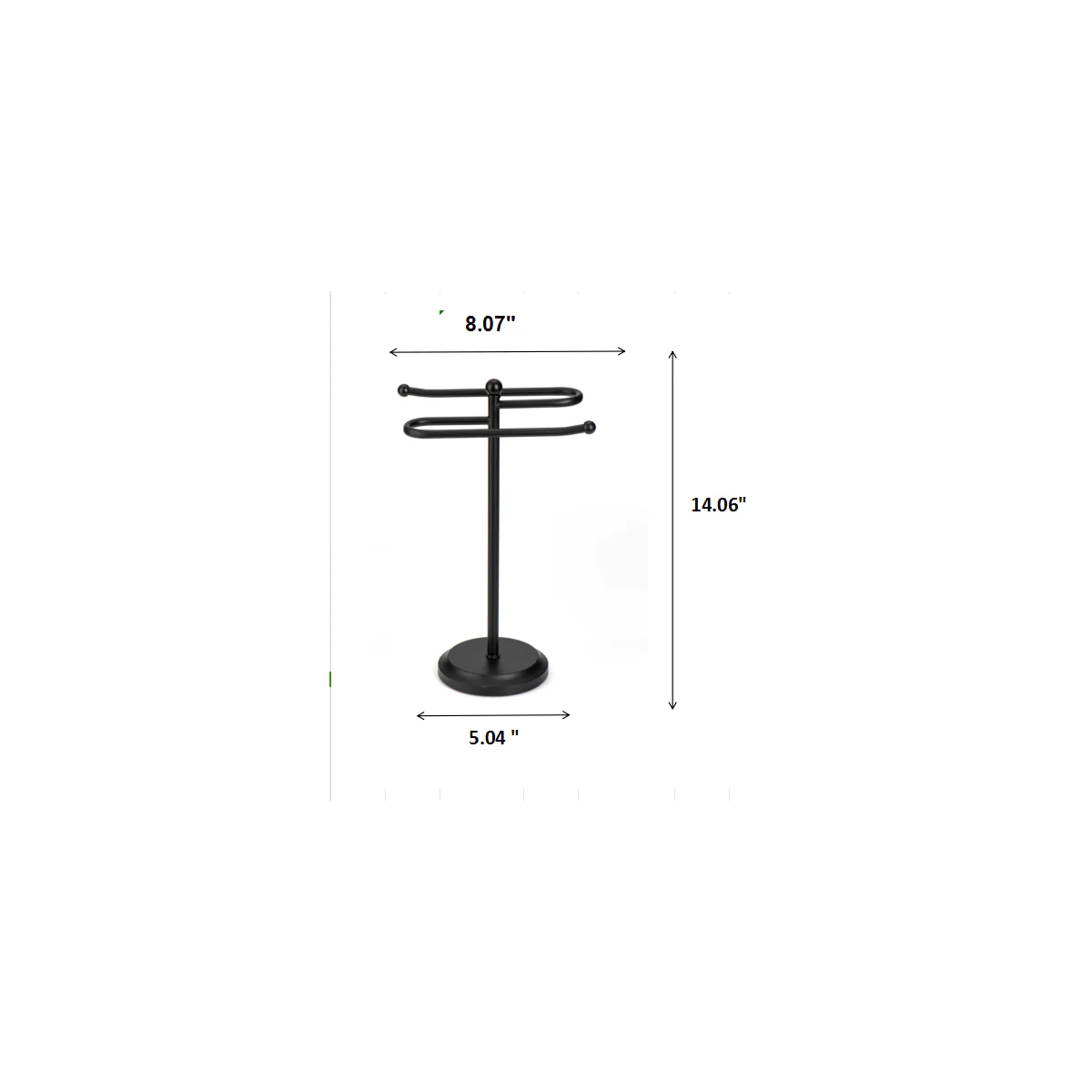 Classical S Design Fingertip Towel Holder