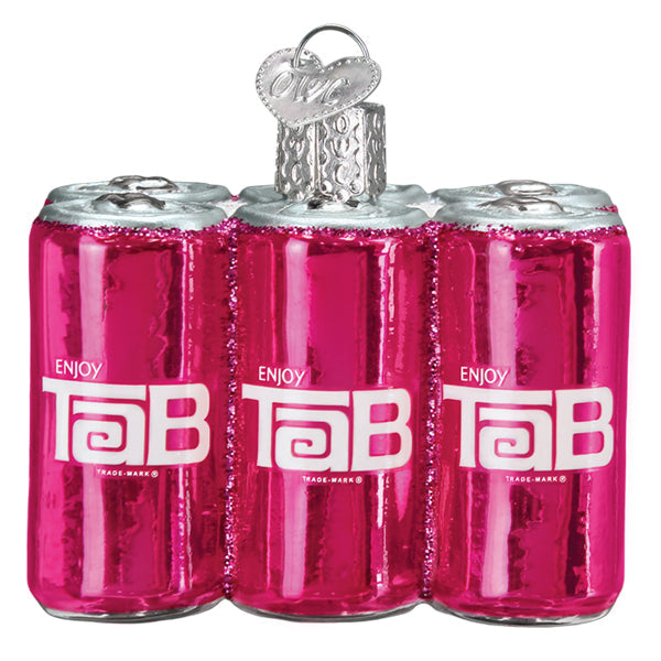 Tab Six Pack Christmas Ornament