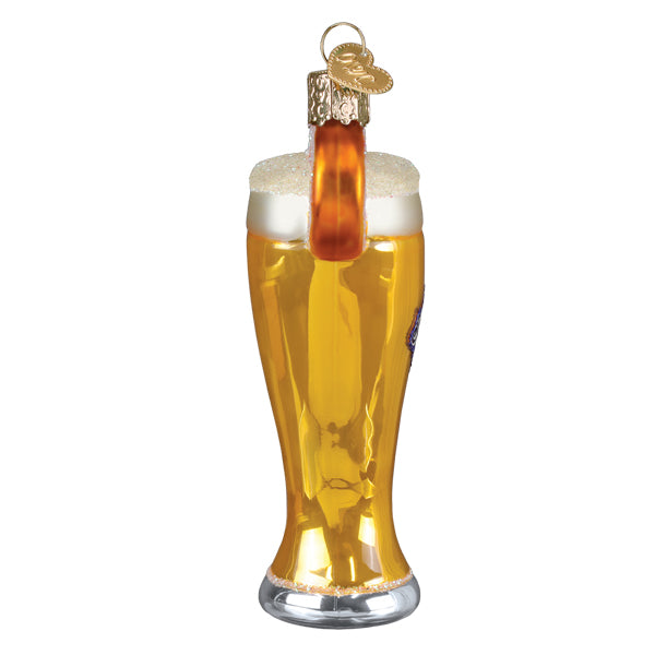 Glass Of Blue Moon Beer Ornament