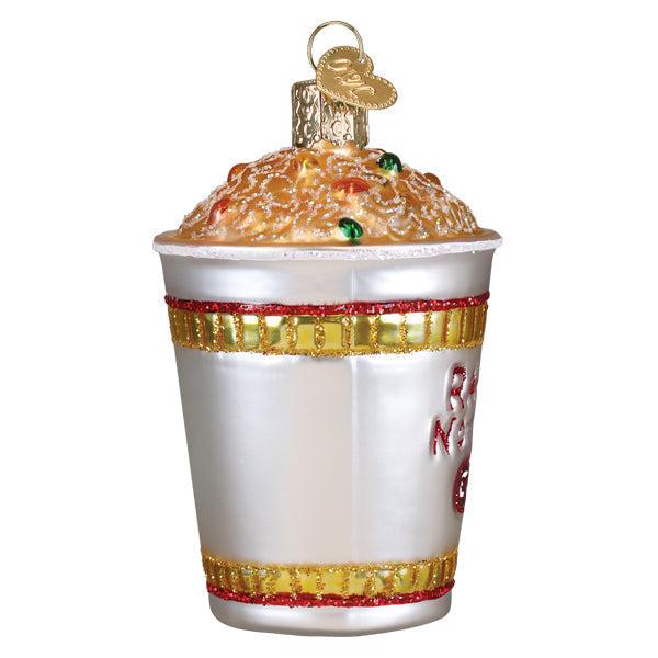 Ramen Noodle Cup Christmas Ornament
